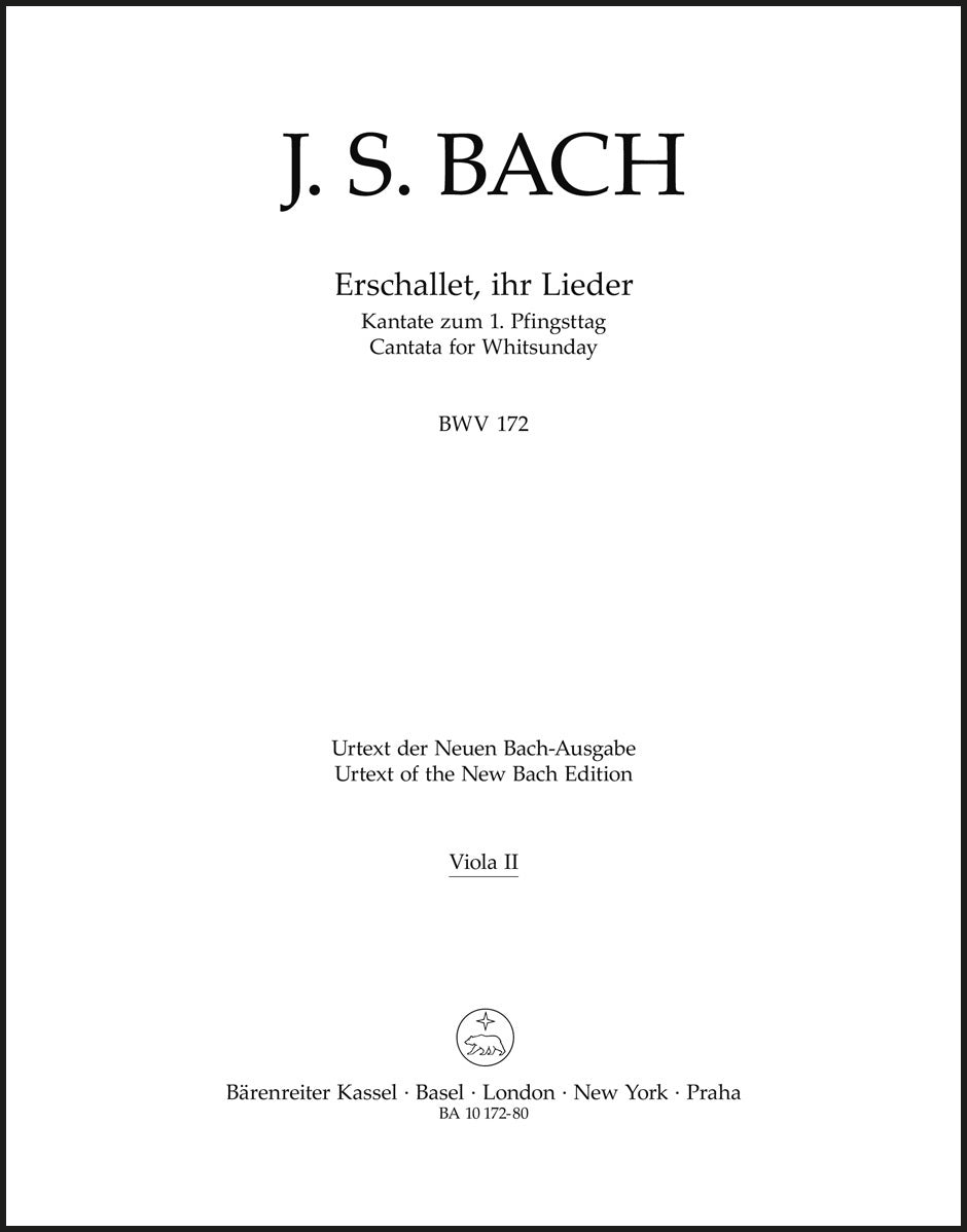 Bach: Erschallet, ihr Lieder, BWV 172