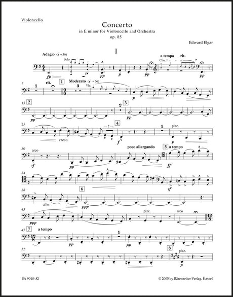 Elgar: Cello Concerto in E Minor, Op. 85