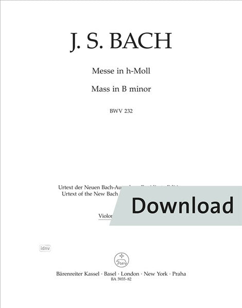 Bach: Mass in B Minor, BWV 232