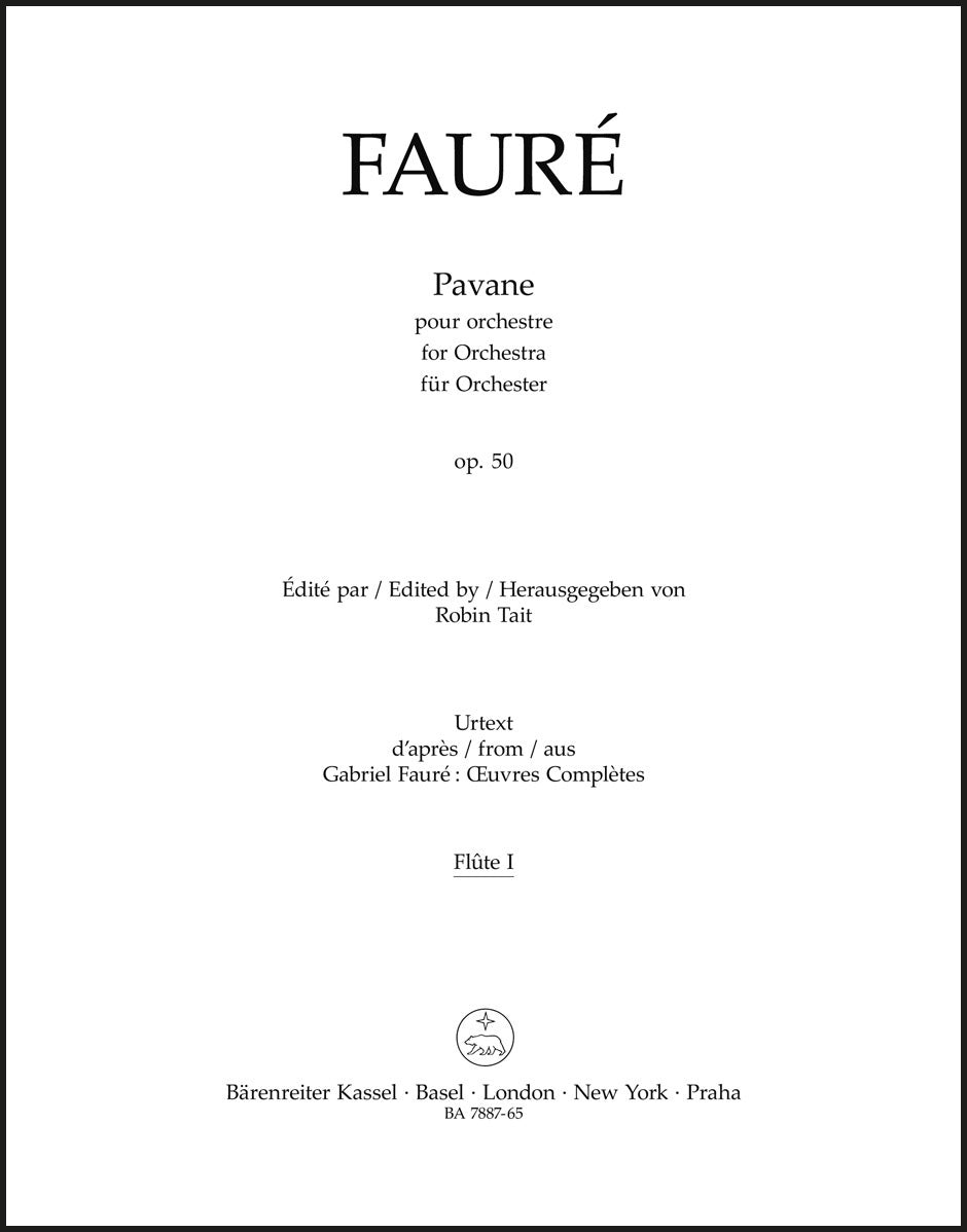 Fauré: Pavane, N 100a, Op. 50
