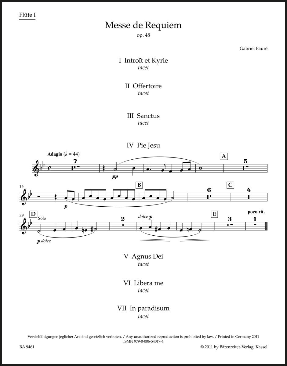 Fauré: Requiem, Op. 48