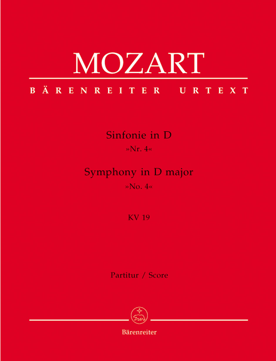 Mozart: Symphony No. 4 in D Major, K. 19