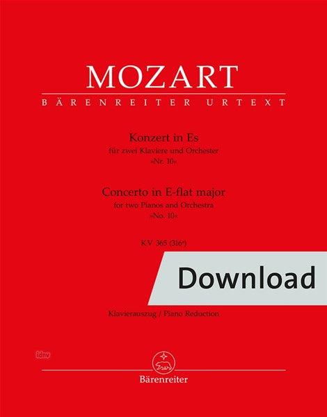 Mozart: Concerto for two Pianos No. 10 in E-flat Major, K. 365 (316a)
