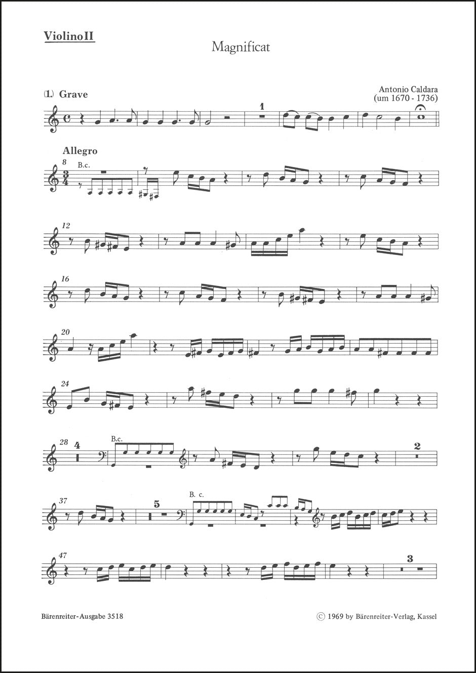 Caldara: Magnificat in C Major