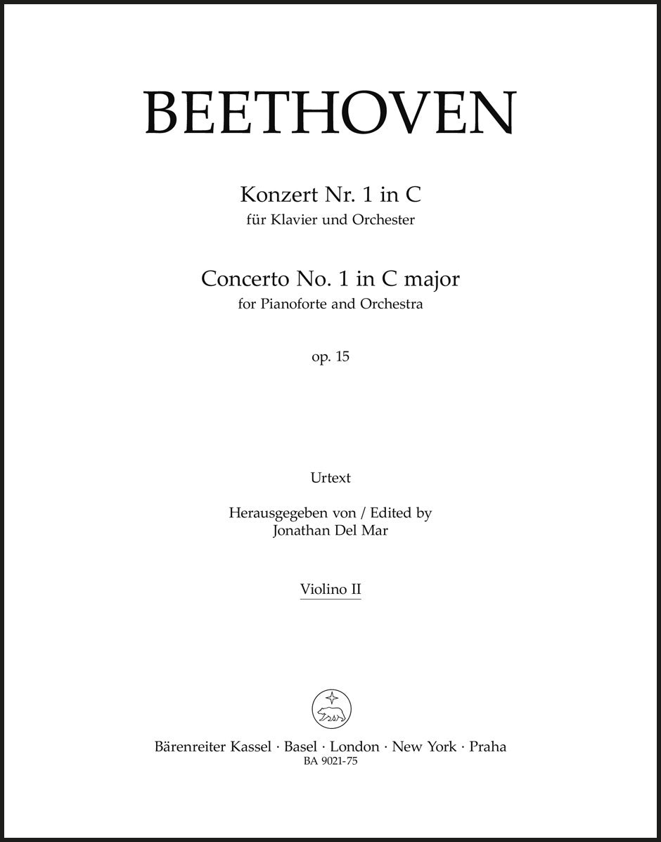 Beethoven: Piano Concerto No. 1 in C Major, Op. 15