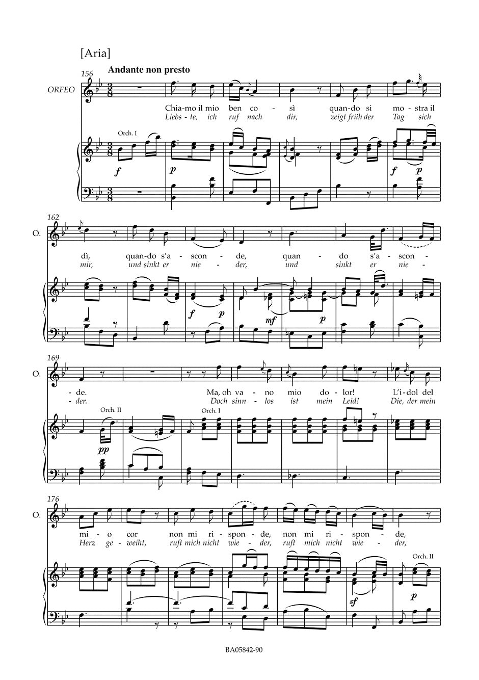Gluck: Atto d'Orfeo