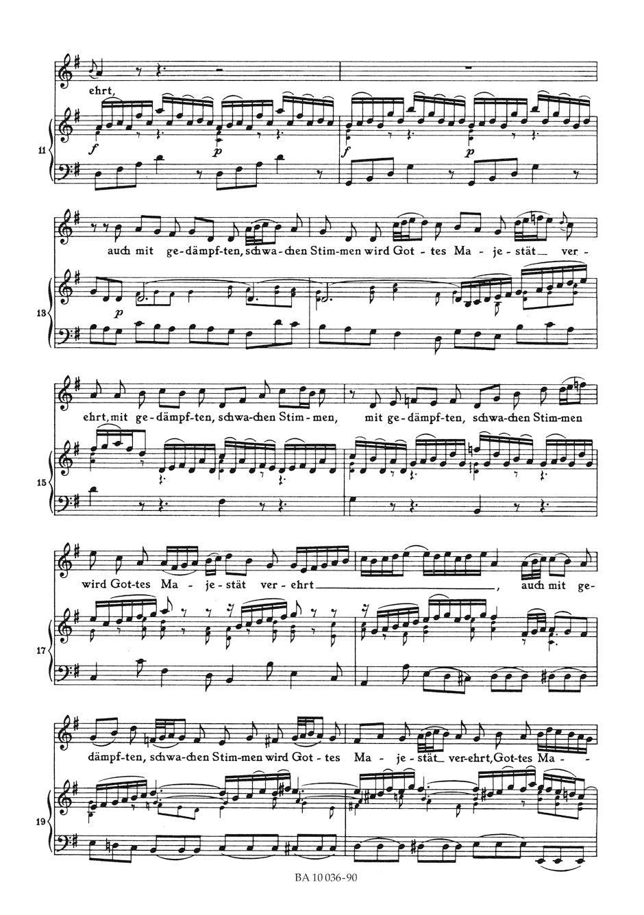 Bach: Schwingt freudig euch empor, BWV 36