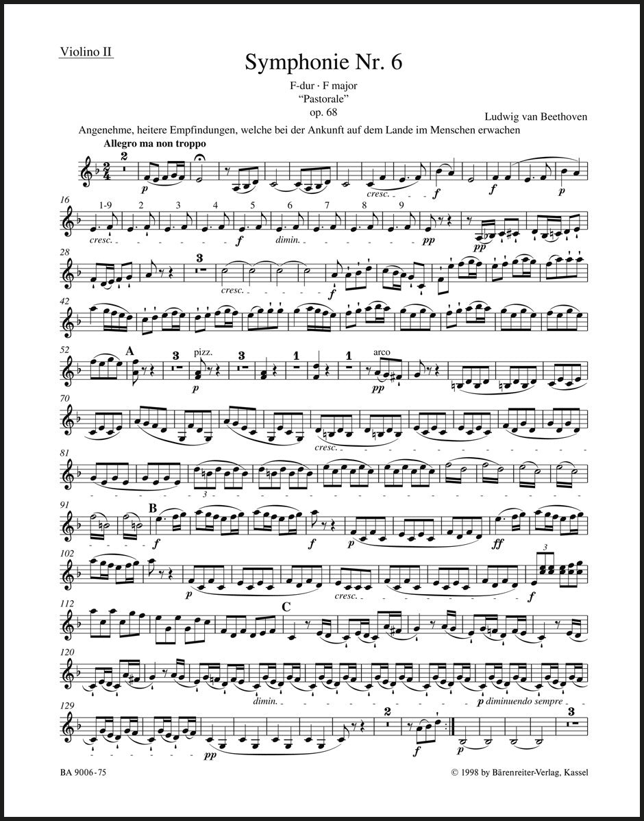 Beethoven: Symphony No. 6 in F Major, Op. 68 ("Pastorale")