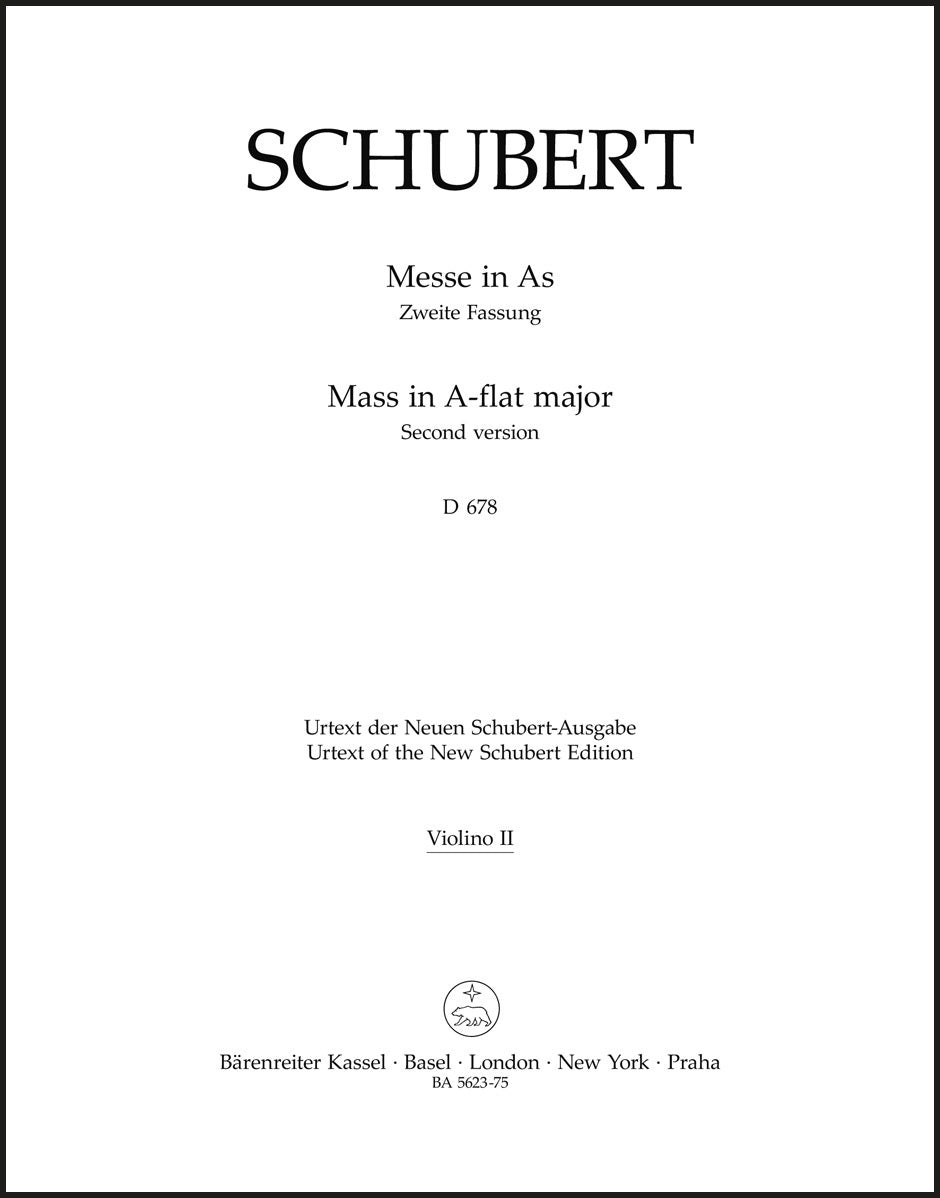 Schubert: Mass in A-flat Major, D 678