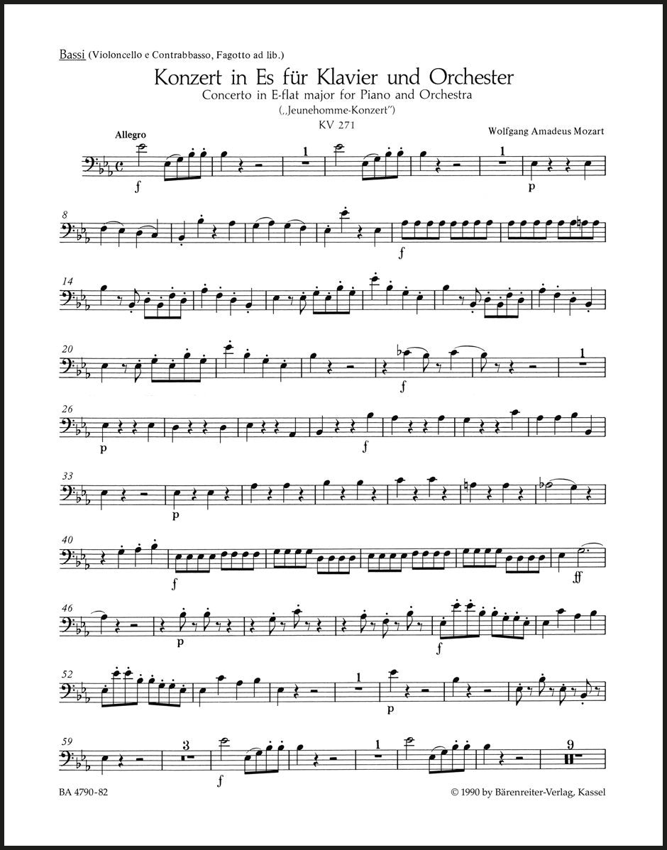 Mozart: Piano Concerto No. 9 in E-flat Major, K. 271