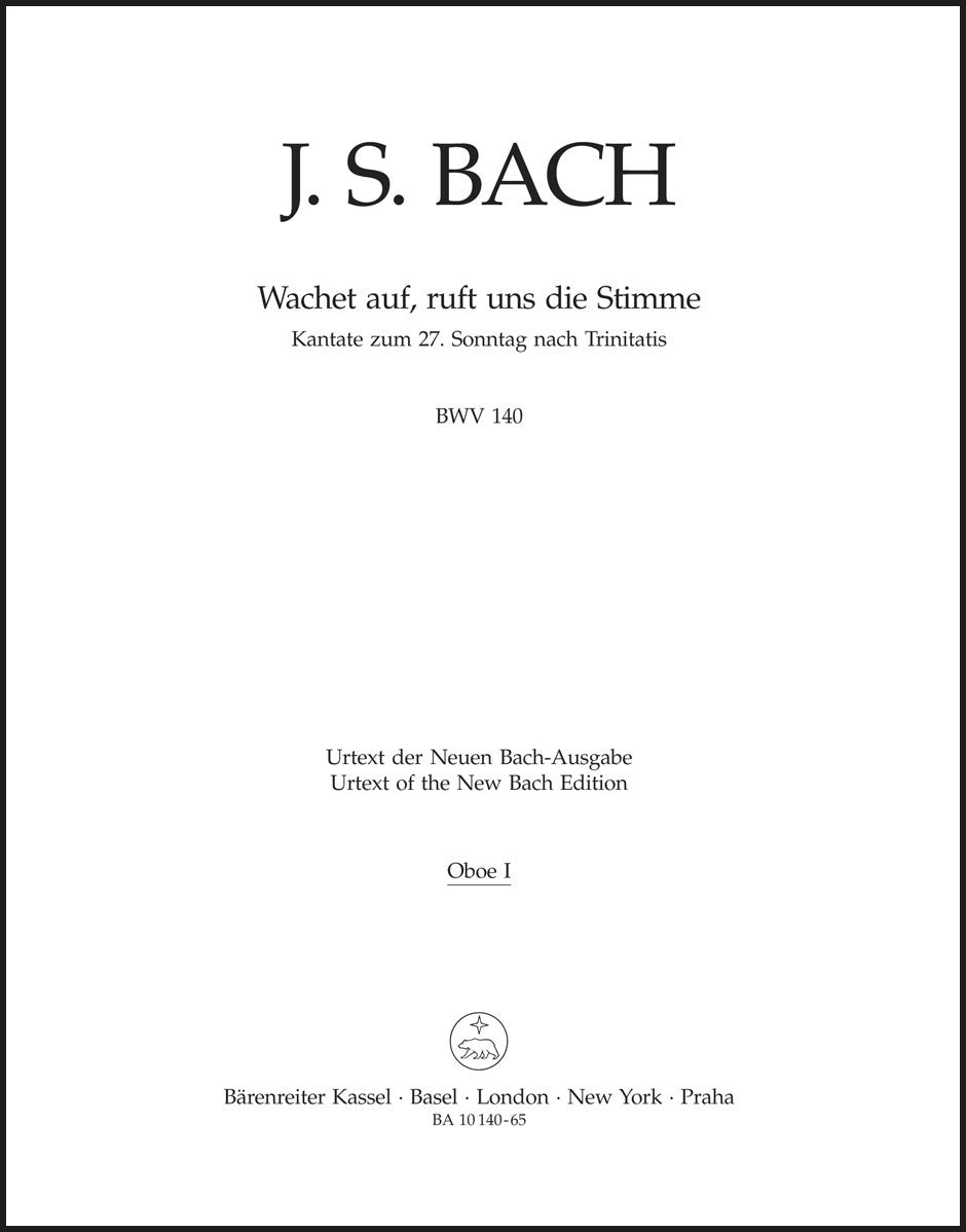 Bach: Wachet auf, ruft uns die Stimme, BWV 140