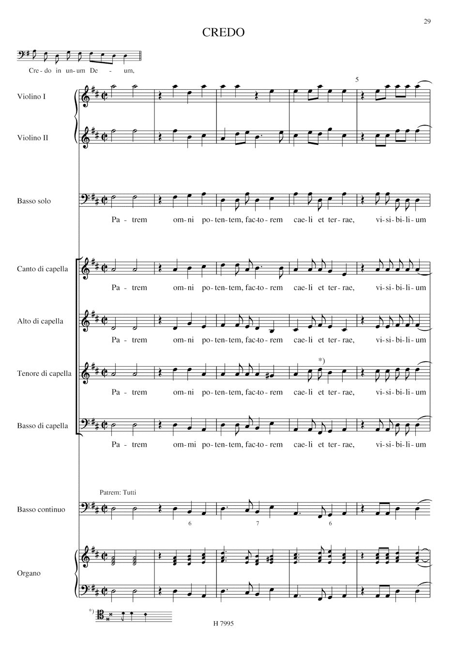 Michna: Sacra et litaniae - Missa V