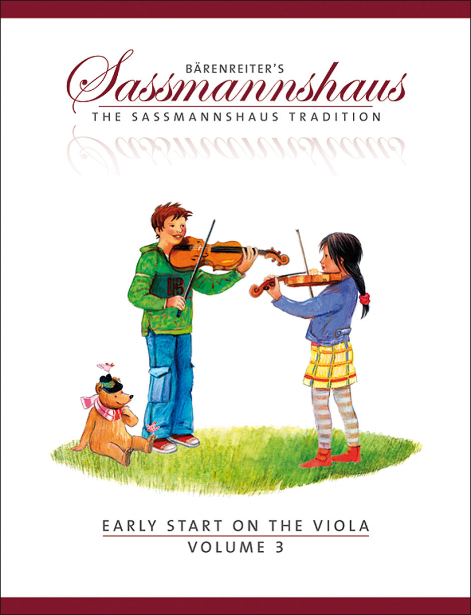 Sassmannshaus: Early Start on the Viola - Volume 3