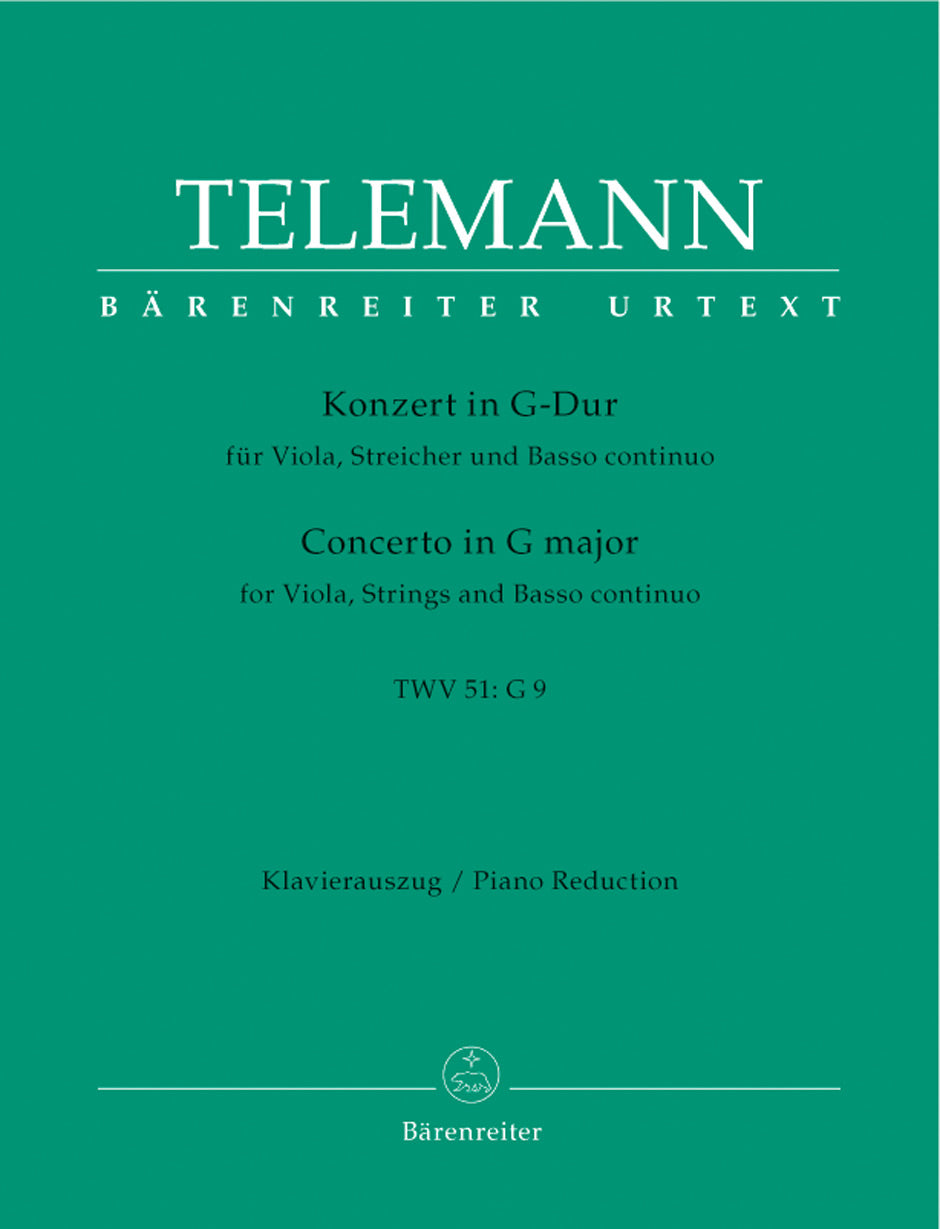 Telemann: Viola Concerto in G Major, TWV 51:G9