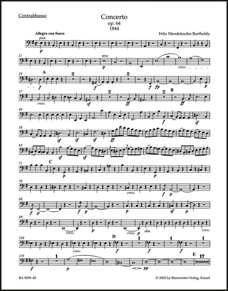 Mendelssohn: Violin Concerto in E Minor, Op. 64