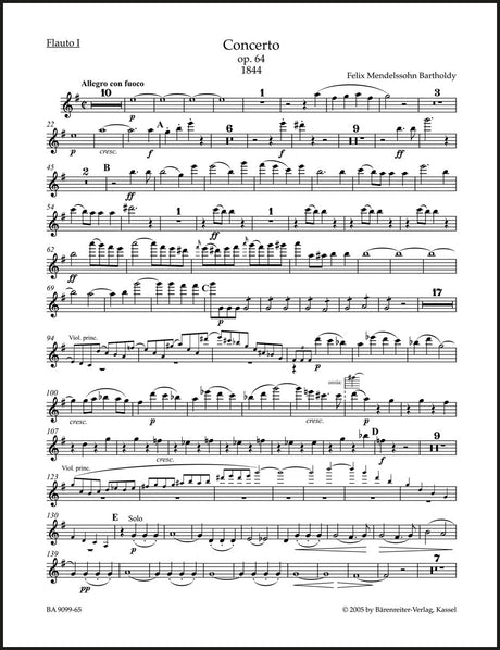 Mendelssohn: Violin Concerto in E Minor, Op. 64