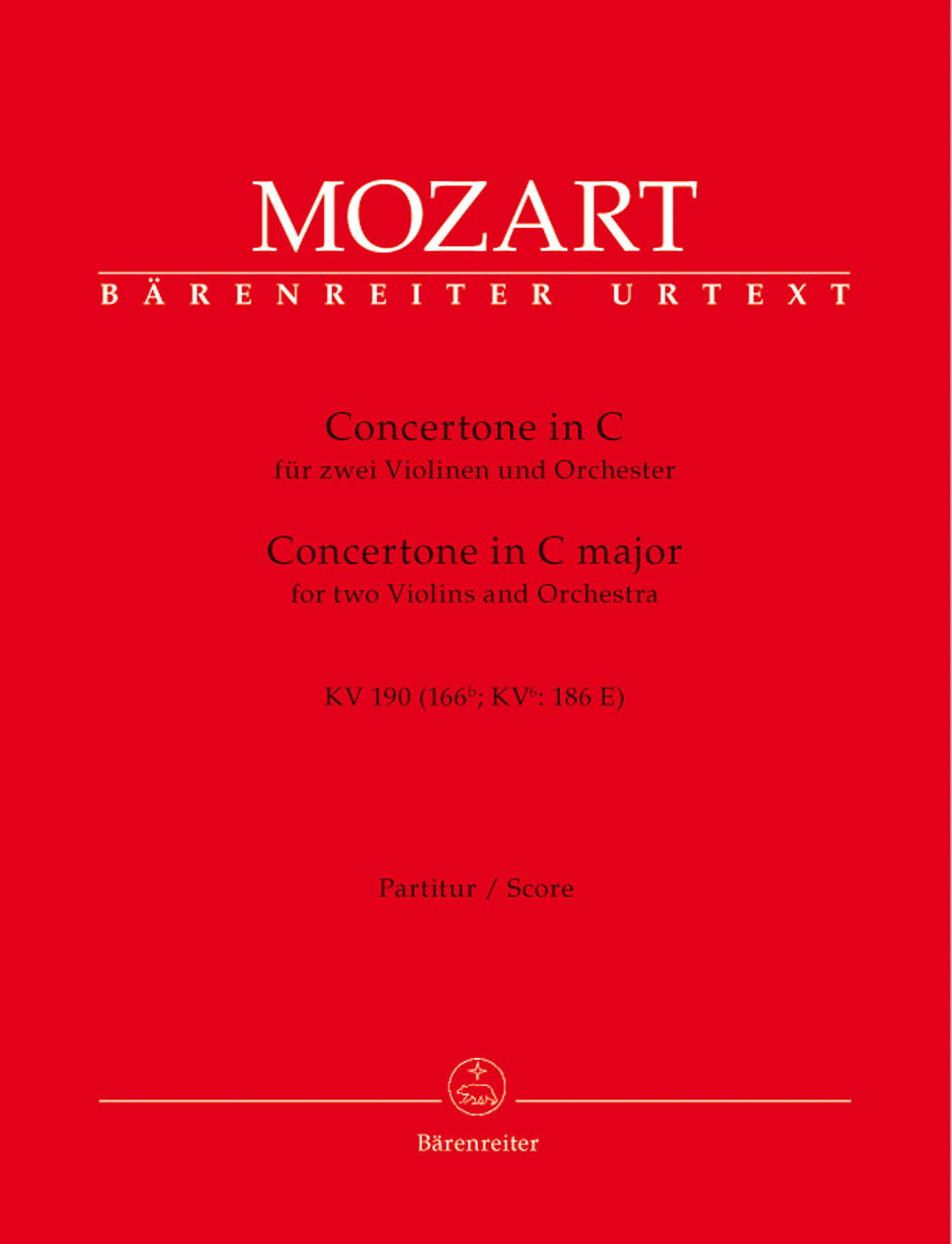 Mozart: Concertone for 2 Violins in C Major, K. 190 (186e)