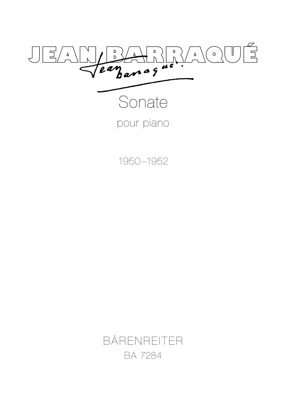 Barraqué: Piano Sonata