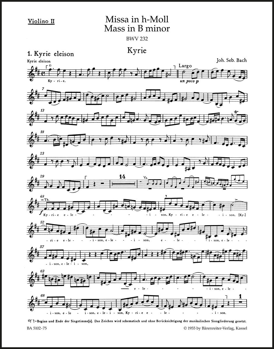 Bach: Mass in B Minor, BWV 232