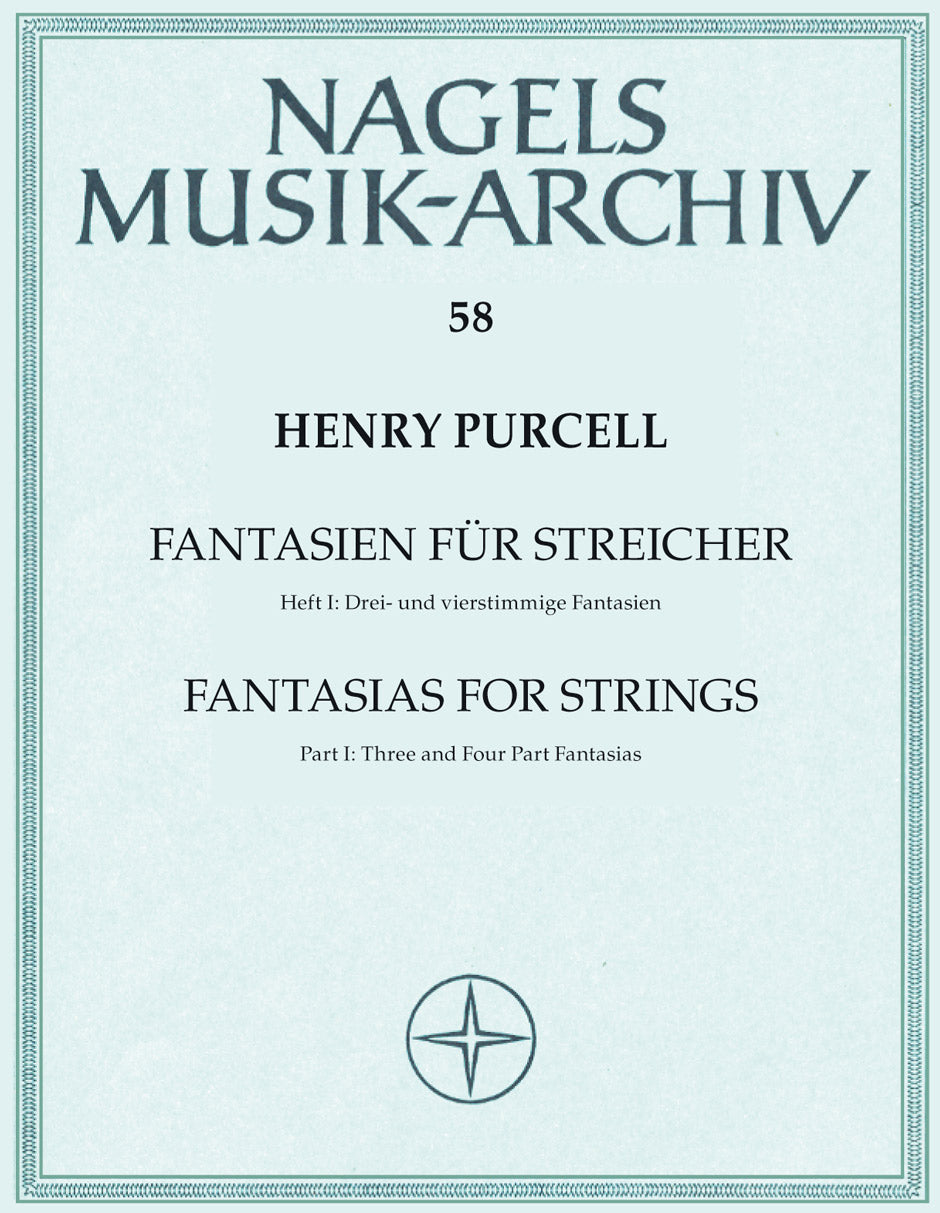 Purcell: Fantasias for Strings - Volume 1 (3- and 4-part Fantasies)