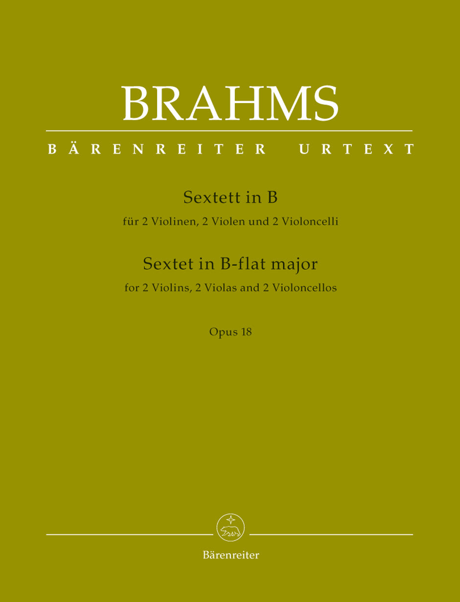 Brahms: String Sextet in B-flat Major, Op. 18