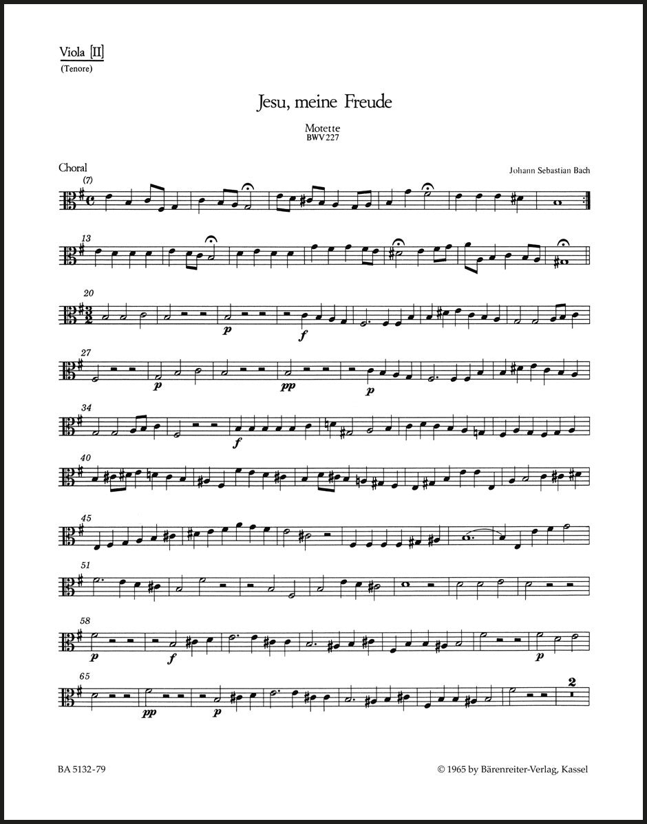 Bach: Jesu, meine Freude, BWV 227