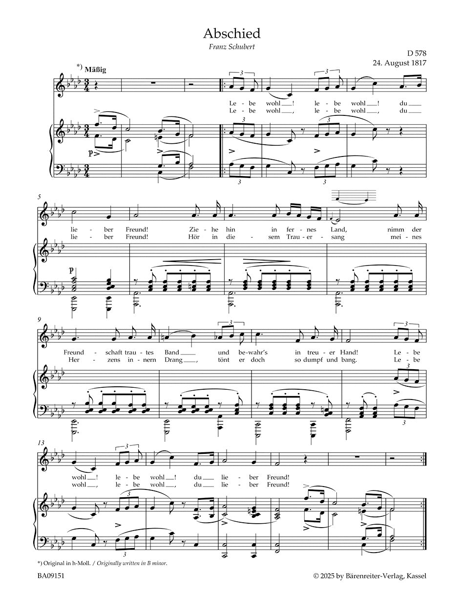 Schubert: Lieder - Volume 11