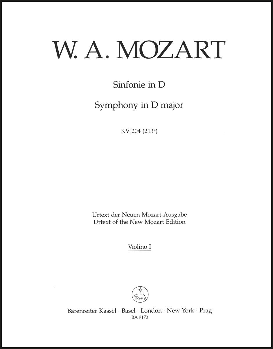Mozart: Symphony in D Major
