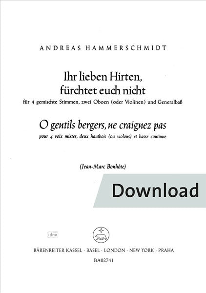 Hammerschmidt: Ihr lieben Hirten, fürchtet euch nicht