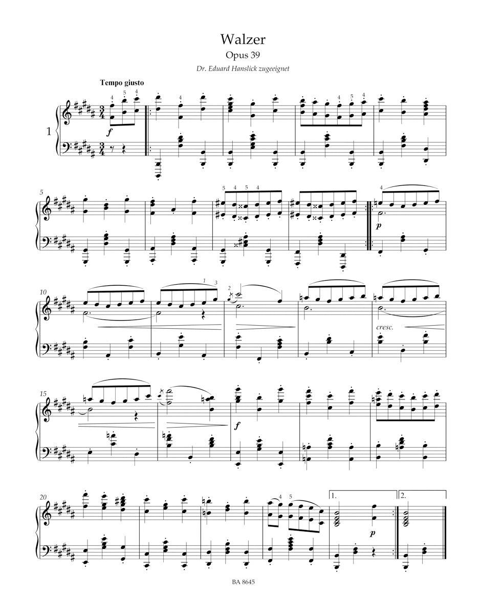 Brahms: Selected Piano Pieces