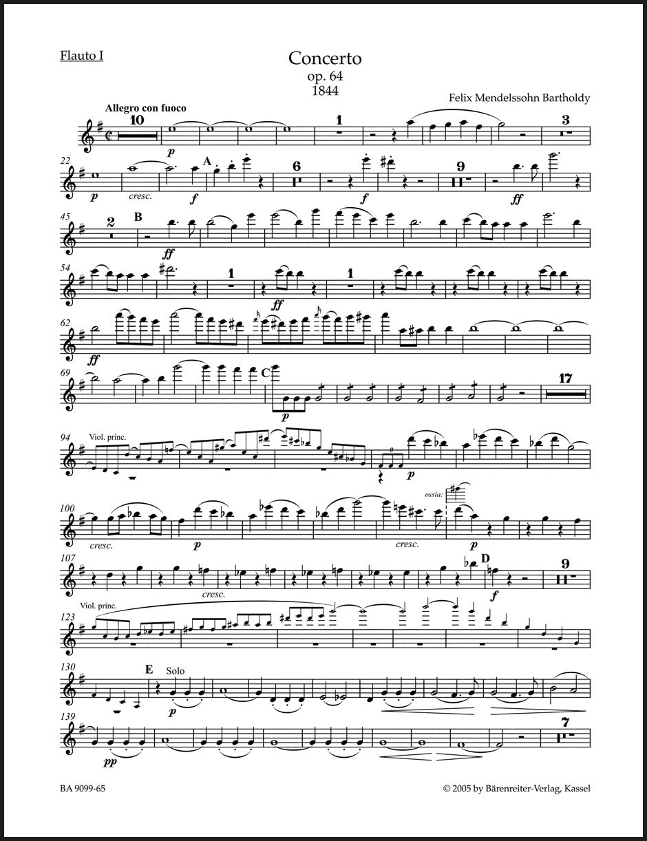 Mendelssohn: Violin Concerto in E Minor, Op. 64