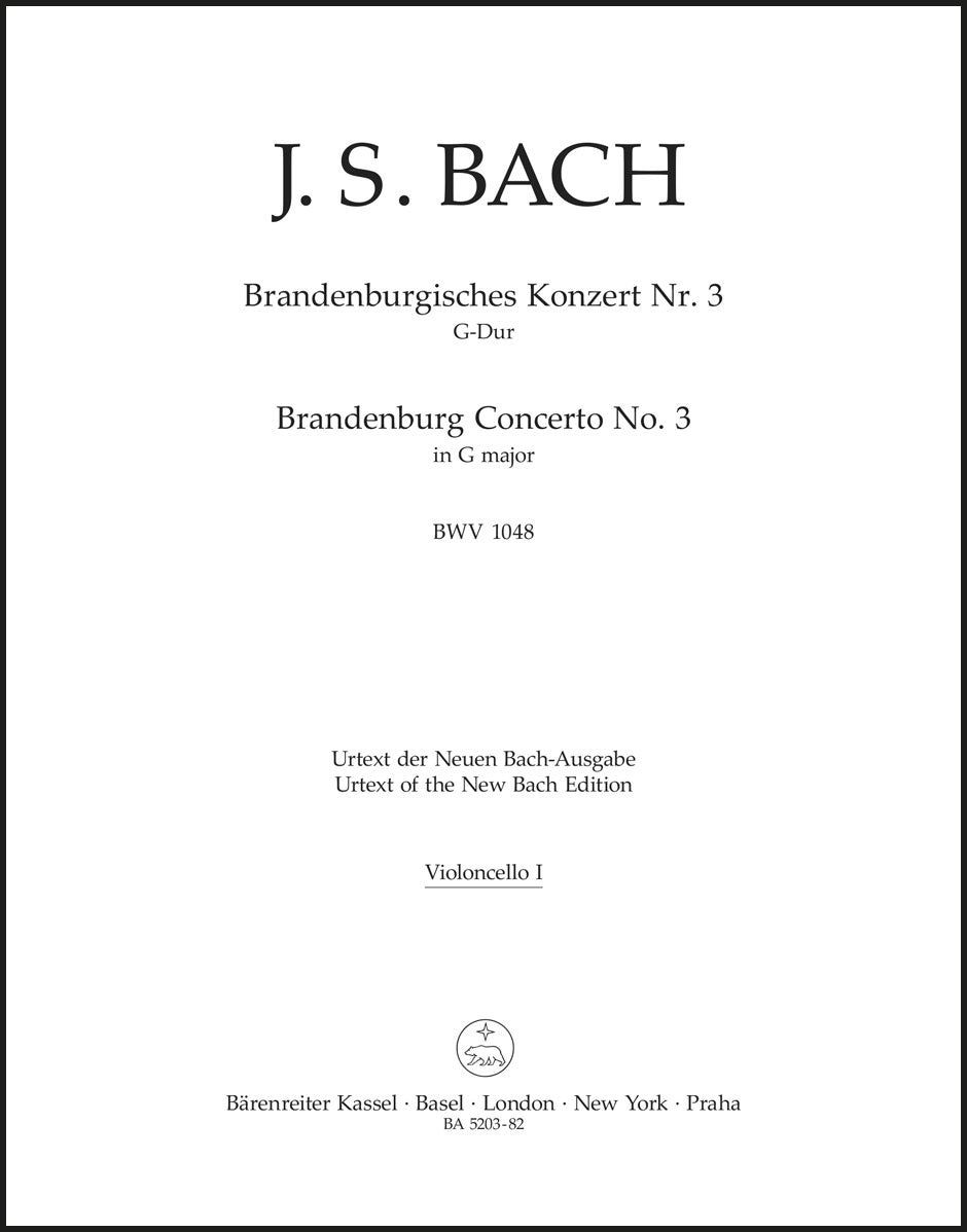 Bach: Brandenburg Concerto No. 3 in G Major, BWV 1048