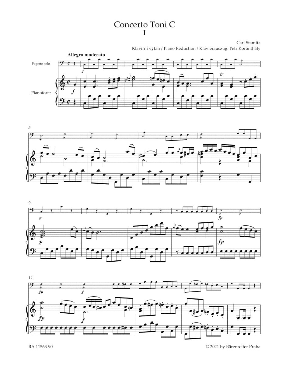 Stamitz: Bassoon Concerto in C Major