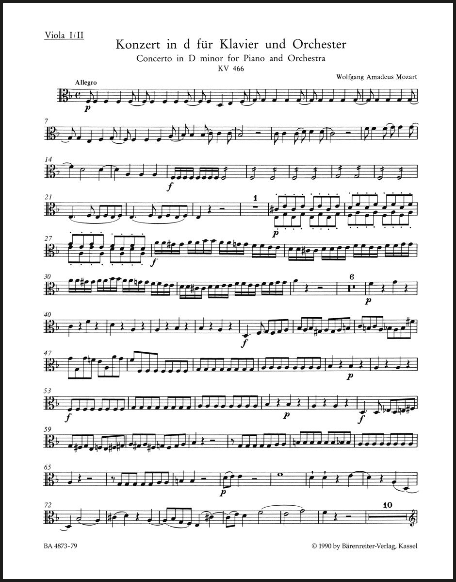 Mozart: Piano Concerto No. 20 in D Minor, K. 466