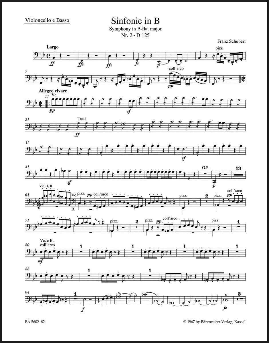 Schubert: Symphony No. 2 in B-flat Major, D 125