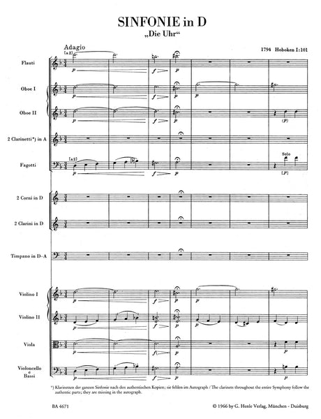 Haydn: London Symphony No. 8 in D Major, Hob. I:101