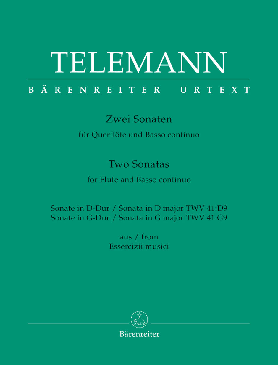 Telemann: 2 Flute Sonatas, TWV 41:D9 & 41:G9