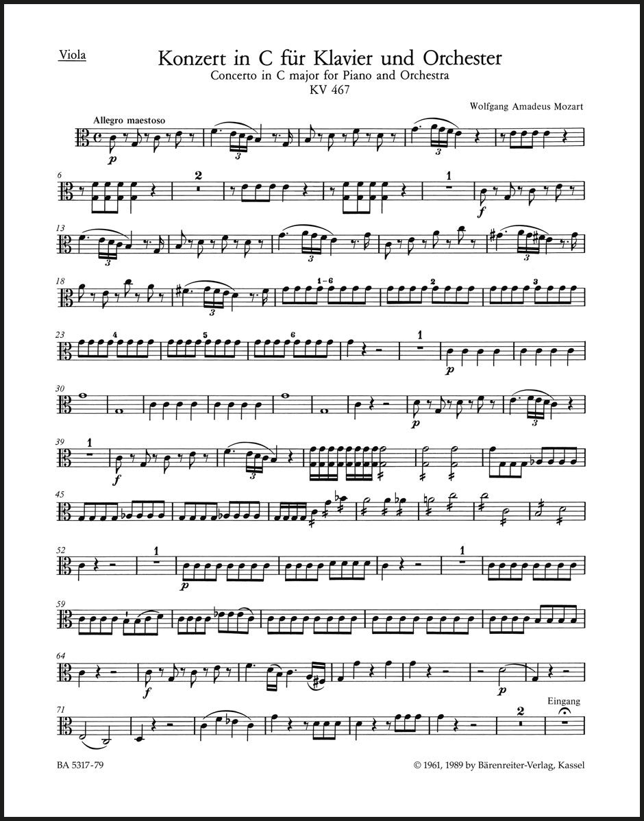 Mozart: Piano Concerto No. 21 in C Major, K. 467