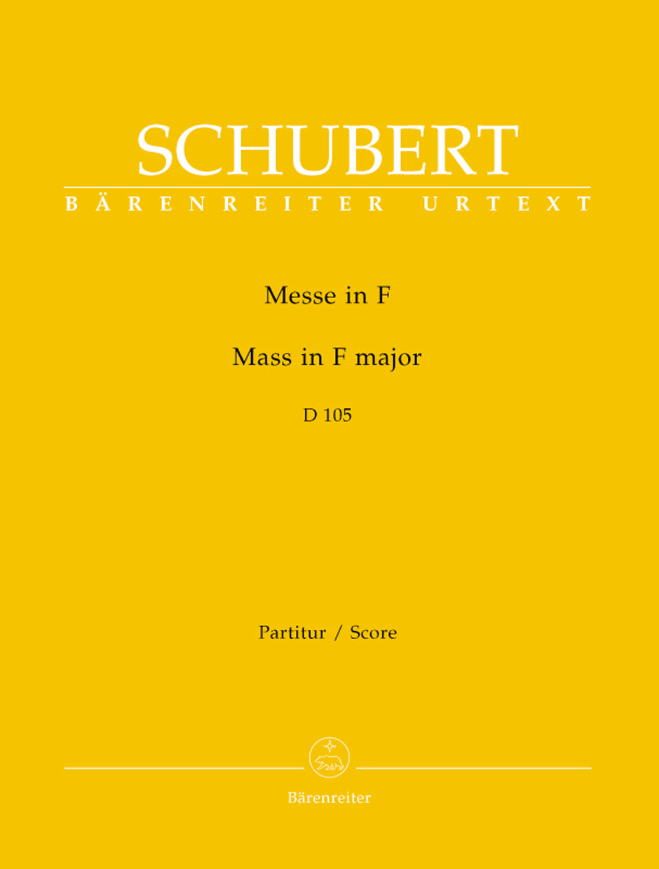 Schubert: Mass in F Major, D 105