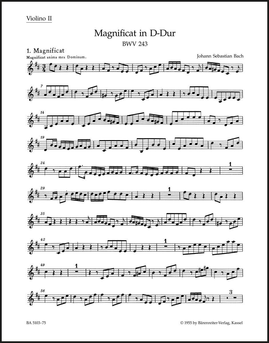 Bach: Magnificat in D Major, BWV 243