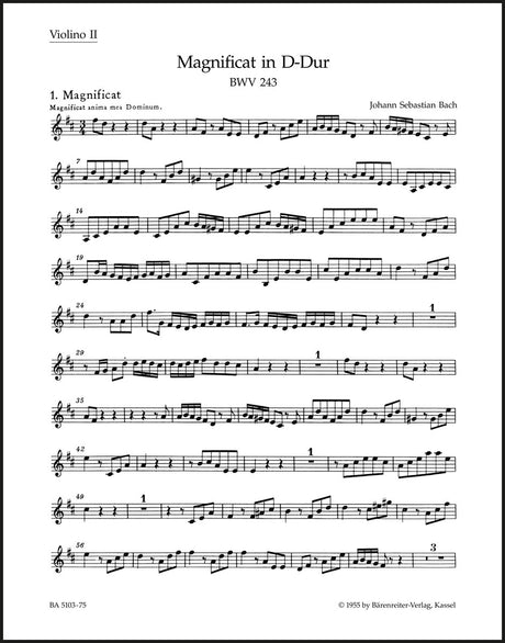 Bach: Magnificat in D Major, BWV 243