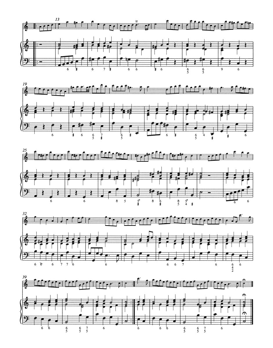 Handel: Recorder Sonata in C Major, HWV 365, Op. 1, No. 7