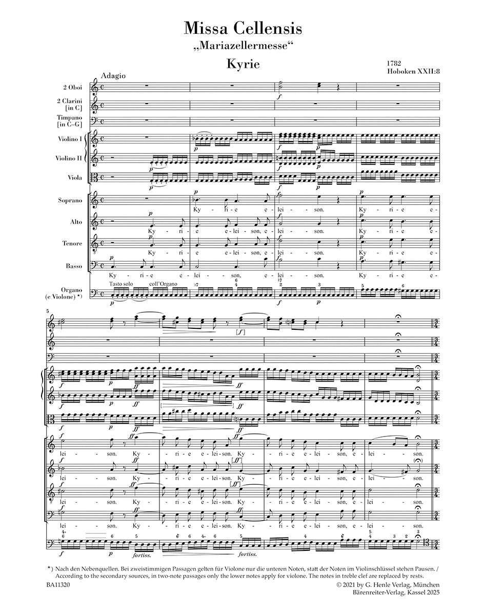 Haydn: Missa Cellensis, Hob. XXII:8