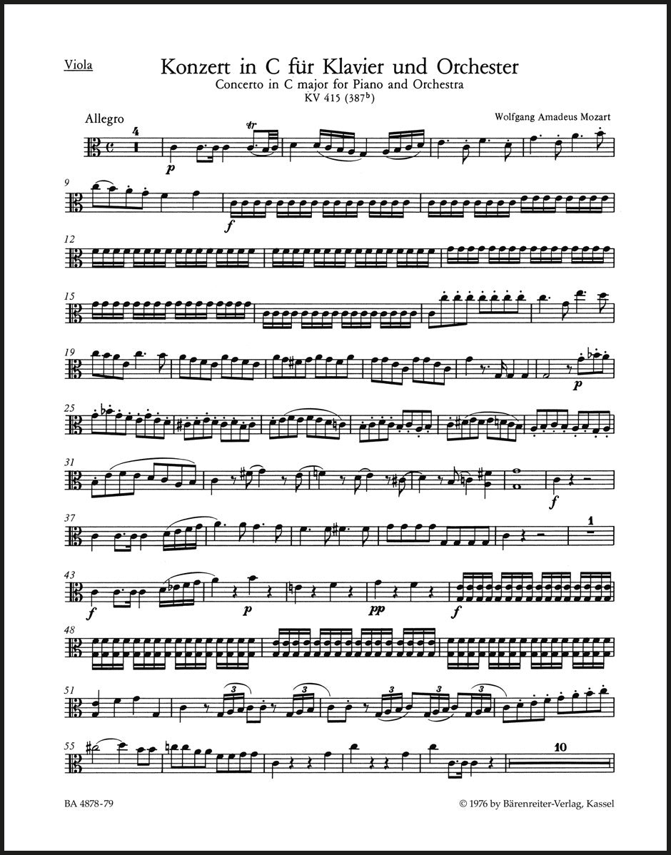 Mozart: Piano Concerto No. 13 in C Major, K. 415 (387b)