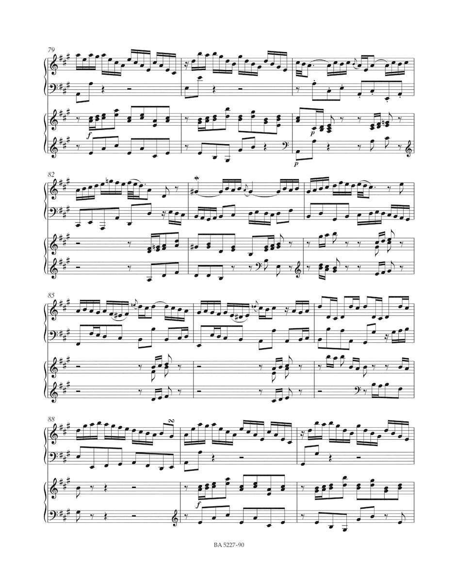 Bach: Harpsichord Concerto No. 4 in A Major, BWV 1055