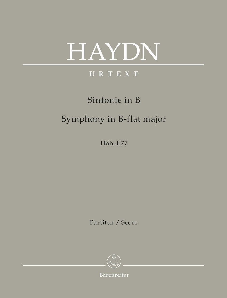 Haydn: Symphony in B-flat Major, Hob. I:77