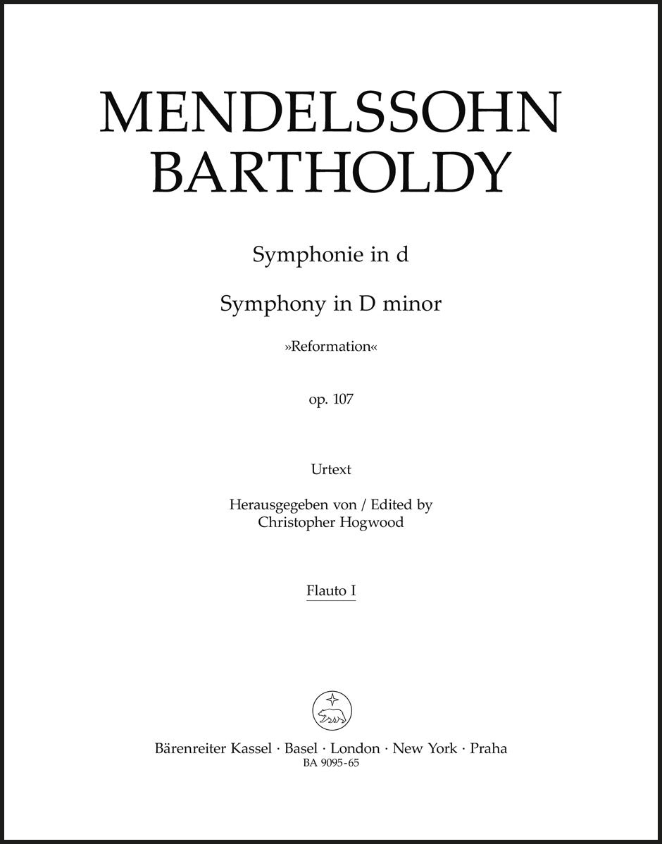 Mendelssohn: Symphony No. 5 in D Minor, Op. 107 ("Reformation Symphony")
