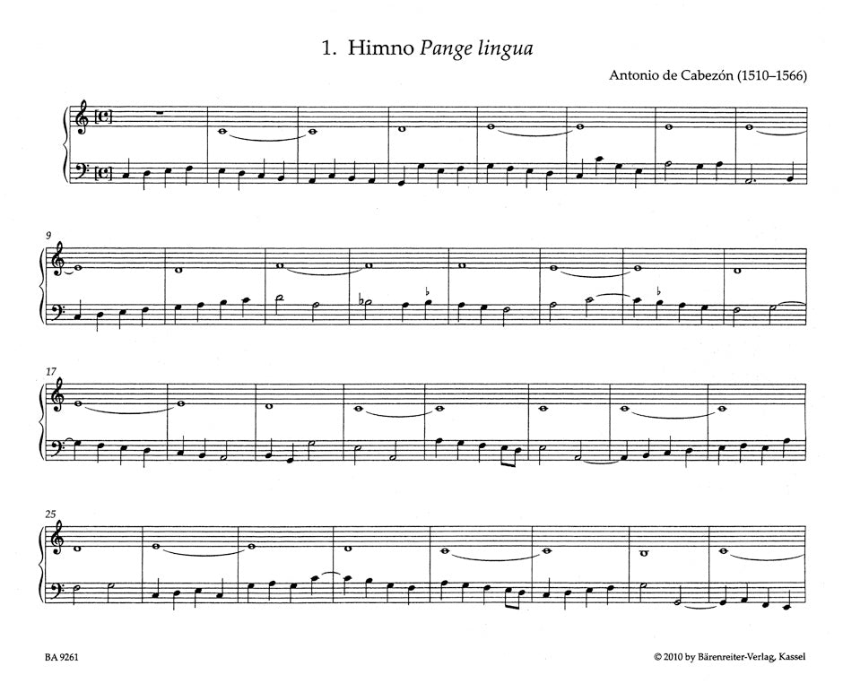 Cabezón: Selected Works for Keyboard - Volumes 1-4