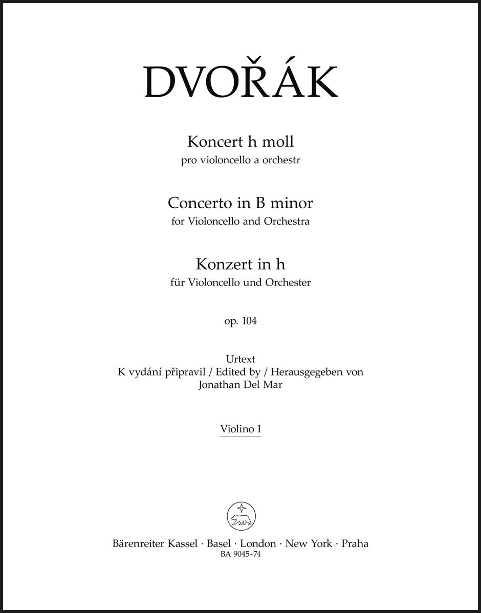 Dvořák: Cello Concerto in B Minor, Op. 104