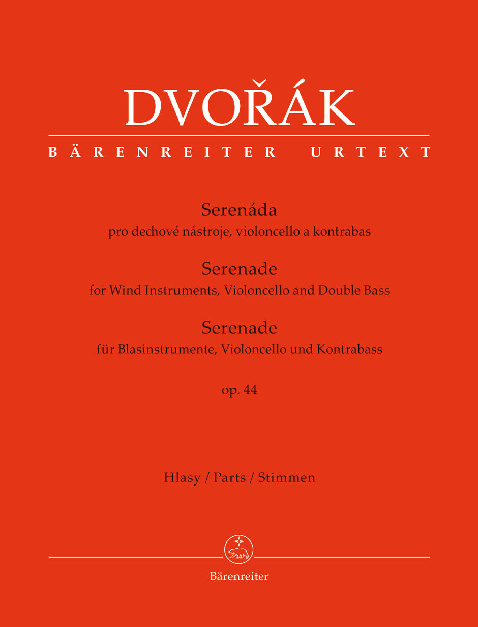 Dvořák: Serenade for Wind Instruments, Cello and Double Bass, Op. 44